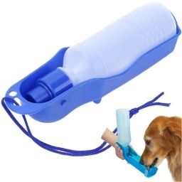 BEBEDERO BOTELLA DISPENSADOR DE AGUA 250ML PORTATIL PERROS Y MASCOTAS IDEAL PASEOS