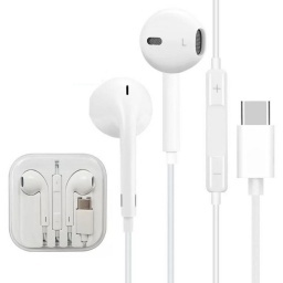 AURICULARES EARPODS MANOS LIBRES USB-C TIPO C CALIDAD A+ (NO IPHONE)