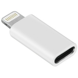 ADAPTADOR DE USB-C TIPO C TYPE-C HEMBRA A LIGHTNING IPHONE MACHO