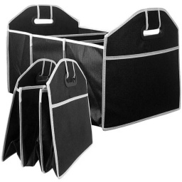 ORGANIZADOR CAJA PARA MALETERO BAUL DEL DEL AUTO PLEGABLE CON 3 COMPARTIMENTOS