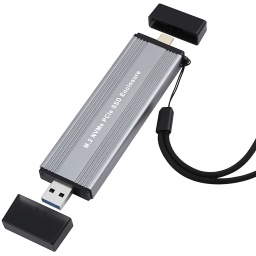 GABINETE EXTERNO DISCO SOLIDO NVME M.2 M2 SATA SSD DIRECTO USB 3.1 USB-C TIPO C 2230 2242 2260 2280