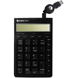 TECLADO NUMERICO USB + CALCULADORA SOLAR EN EL MISMO LUGAR 2 EN 1