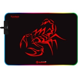 MOUSE PAD GAMER LED RGB O ALFOMBRA PARA RATON MARVO SCORPION MG08