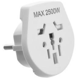 ADAPTADOR FICHA UNIVERSAL DE CORRIENTE A SCHUKO