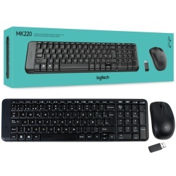 COMBO TECLADO Y MOUSE INALAMBRICO MK220 LOGITECH