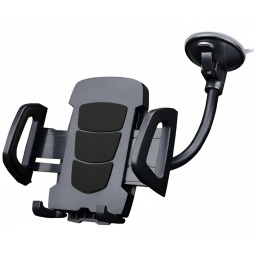 SOPORTE CON BRAZO FLEXIBLE PARA CELULAR CON VENTOSA PARA VEHICULOS AUTO CAMIONETAS