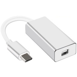 ADAPTADOR CONVERSOR DE USB-C TIPO C A MINI DISPLAY PORT DP HEMBRA