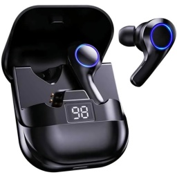 AURICULARES BLUETOOTH EARBUDS + CAJA DE CARGA PORCENTAJE - INALAMBRICOS PREMIUM