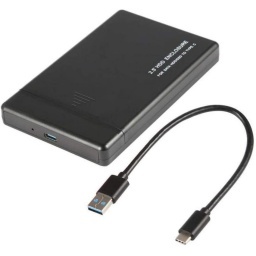 GABINETE EXTERNO 2.5 PARA DISCO DURO SATA  USB 3.0 A USB-C O TIPO C