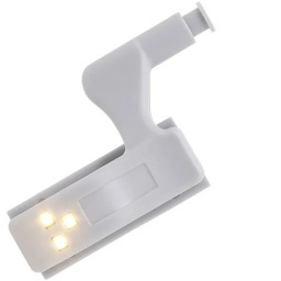 LUZ LED PARA ARMARIOS PLACARD ESTANTES ROPEROS PUERTAS BISAGRA ENCENDIDO AUTOMATICO (UNIDAD)