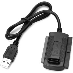 ADAPTADOR DE USB 2.0 A DISCO IDE/SATA 2.5'' / 3.5'' SIN FUENTE SIN CABLES
