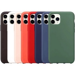 PROTECTOR SILICONA COMPATIBLE IPHONE 12 MINI COLORES