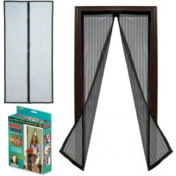 CORTINA MOSQUITERO MAGIC MESH PUERTA ANTI MOSCAS Y MOSQUITOS