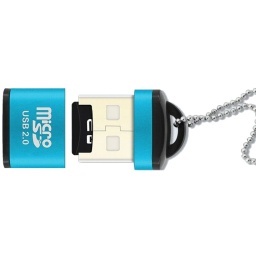 LECTOR DE TARJETAS DE MEMORIA MICRO SD TIPO LLAVERO MICRO-SD USB 2.0