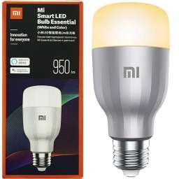 LAMPARA LUZ MI SMART LED WIFI COLORES RGB MI XIAOMI E27 GOOGLE Y AMAZON ALEXA