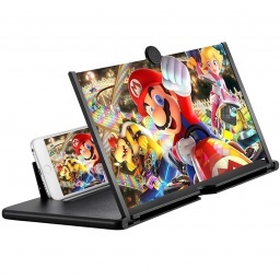 AMPLIFICADOR DE PANTALLA 9" AUMENTA EL TAMAO ZOOM CELULAR LUPA 3D ESTANDAR