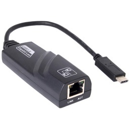 ADAPTADOR DE RED USB TIPO C A RJ45 GIGABIT ETHERNET 1000MBPS RJ-45