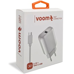 CARGADOR USB + CABLE USB C TIPO C FAST CHARGER DE CARGA RAPIDA USB-C