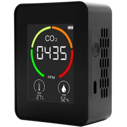 MEDIDOR O MONITOR DE CO2 CALIDAD DEL AIRE TERMOMETRO HIGROMETRO