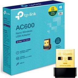 ADAPTADOR INALAMBRICO NANO USB WIFI AC600 433MBPS TP-LINK WI-FI ARCHER T2U