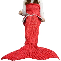 MANTA FRAZADA COLA SIRENA 180 X 80 CM INVIERNO FRIO