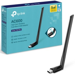 ADAPTADOR INALAMBRICO USB WIFI AC600 433MBPS TP-LINK WI-FI ARCHER T2U PLUS ANTENA