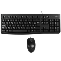 COMBO TECLADO Y MOUSE CABLE USB LOGITECH MK120