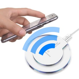 CARGADOR INALAMBRICO QI WIRELESS CHARGER PARA CELULAR SISTEMA DE CARGA SIN CABLE