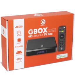 SMART TV BOX 4K ANDROID 11 QUAD CORE 32GB ROM Y 4GB RAM CON CONTROL REMOTO GBOX MAX ULTRA HD