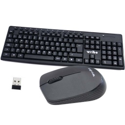 COMBO INALAMBRICO TECLADO EN ESPAOL Y MOUSE WIRELESS WB-8012 WEIBO