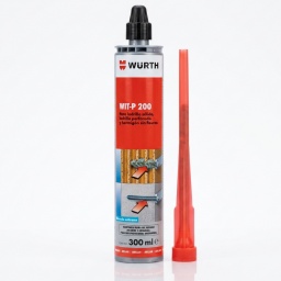 ANCLAJE QUIMICO WIT-P 200 WURTH 300ML PARA LADRILLO SOLIDO O PERFORADO, HORMIGON SIN FISURAS