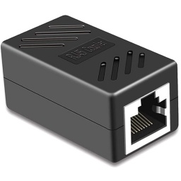 ADAPTADOR CUPLA RJ45 HEMBRA - HEMBRA PARA EXTENDER UN CABLE DE RED ETHERNET