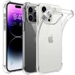 PROTECTOR TPU BORDE ALTO IMPACTO TRANSPARENTE IPHONE 14 PRO MAX