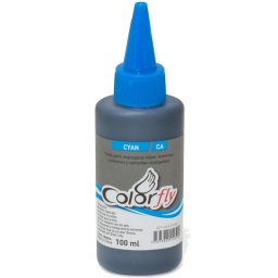 BOTELLA DE TINTA COMPATIBLE IMPRESORA CANON CYAN PARA SISTEMA CONTINUO