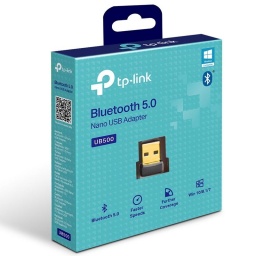 ADAPTADOR BLUETOOTH 5.0 USB UB500 TP-LINK AUDIO AURICULARES PARLANTES PC NOTEBOOK LAPTOP
