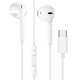 AURICULARES CON MANOS LIBRES USB-C TIPO C EARPOD CALIDAD PREMIUM COMPATIBLE IPHONE 15 TODOS