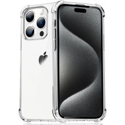 PROTECTOR TPU BORDE ALTO IMPACTO TRANSPARENTE IPHONE 15 PRO