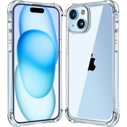 PROTECTOR TPU BORDE ALTO IMPACTO TRANSPARENTE IPHONE 15 PLUS