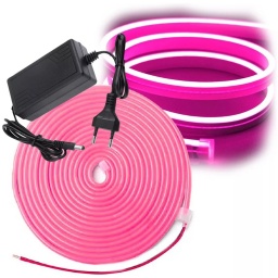 ROLLO CINTA LED TIPO NEON MANGUERA LUCES EN TIRA FLEXIBLE 5M DECORACION