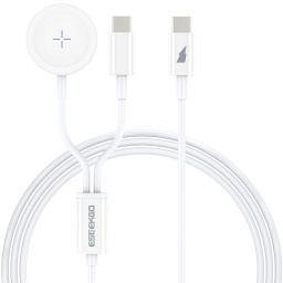 CABLE DE CARGA MAGNETICO APPLE WATCH + CABLE IPHONE USB-C TIPO C DE 1 METRO IPHONE 15 16 17