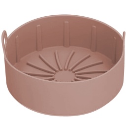 SARTENES DE SILICONA DE 19CM PARA FREIDORA SIN ACEITE LAVABLE Y REUSABLE