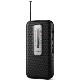 RADIO PORTATIL SUPER COMPACTA PORTABLE FM / AM 2 PILAS AAA PHILIPS R1506 AUX JACK 3.5MM