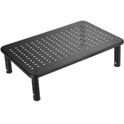 SOPORTE MESA APOYAR AJUSTABLE EN ALTURA DE ACERO PARA MONITOR O NOTEBOOK PORTATIL ESCRITORIO