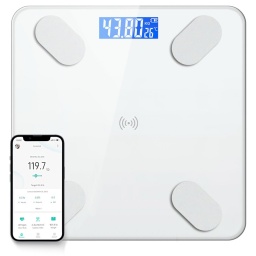 BALANZA DIGITAL DE BAO INTELIGENTE SMART SCALE APP BLUETOOTH PARA CELULAR A PILAS