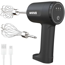 BATIDORA DE MANO INALAMBRICA RECARGABLE USB MULTIPLES USOS
