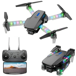 DRONE CAMARA PRO MAX 4K CON CONTROL REMOTO Y LUZ LED + 3 BATERIAS