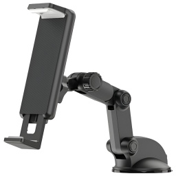 SOPORTE DE CELULAR O TABLET HASTA 8" CON VENTOSA PREMIUM BRAZO REGULABLE PARA EL AUTO CH-13