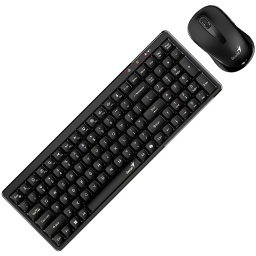 COMBO TECLADO Y MOUSE INALAMBRICO EN ESPAÑOL GENIUS Q8100 CON TECLA DE IA COPILOT