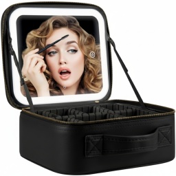 BOLSO ORGANIZADOR DE MAQUILLAJE COSMETICOS TIPO NECESER IDEAL PARA VIAJE MULTIUSO