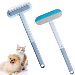 LIMPIADOR 4 EN 1 REMOVEDOR DE PELOS DE MASCOTAS, VIDRIO Y 2 CEPILLO MULTIPLES SUPERFICIES